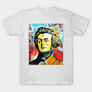 Adam Mickiewicz Abstract Portrait | Adam Mickiewicz Artwork 2 T-Shirt